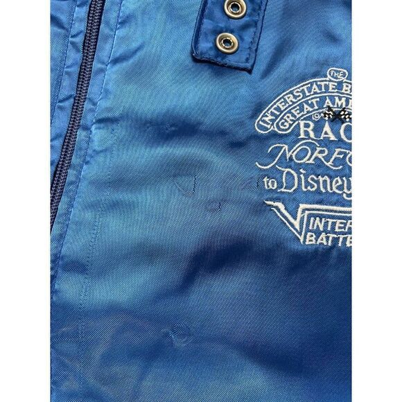 VTG Great American Race Interstate Batteries Norfolk Disney Jacket Men Large 80s - Picture 6 of 12